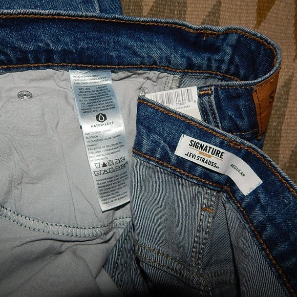 NWT Levis 42 x 36 Signature Gold Denim Blue Jeans - WPL423 - Picture 4 of 8